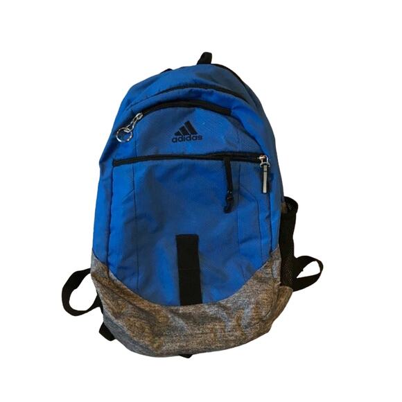 Adidas Blue Grey Backpack - Picture 1 of 4